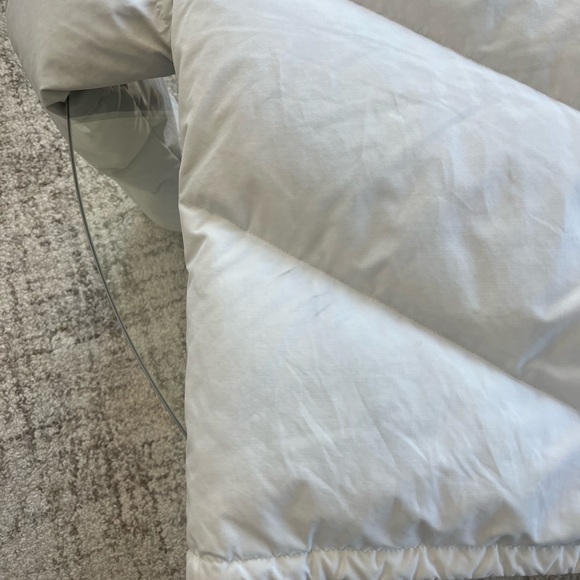 Aritzia Wilfred The Cloud Puff™ White Funnel-Neck Goose Down Puffer Jacket Sz S - Picture 16 of 16